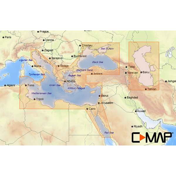 Карта C-MAP MAX-N+ WIDE EM -Y112