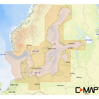 Карта C-MAP MAX-N+ WIDE EN-Y299