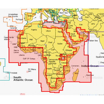 Карта Navionics + 30XG Африка и Ближний Восток