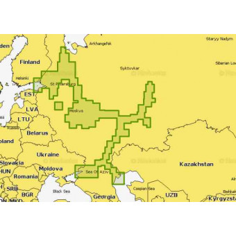 Карта Navionics + 52XG Европейская часть России.