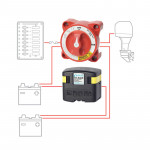 Реле и переключатель Blue Sea Add Battery Kit - 120 A