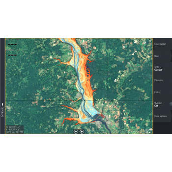 Карта Глубин  Glive HD Горьковское водохранилище
