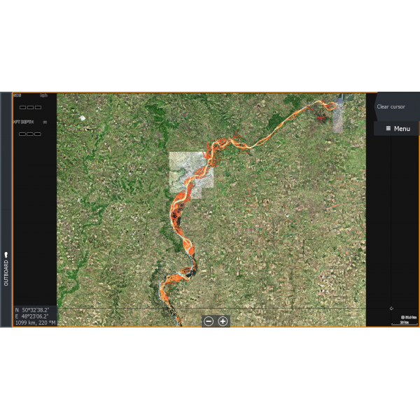 Карта Глубин Glive HD: Волгоградское водохранилище