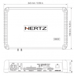 Морской усилитель Hertz HMD8 DSP