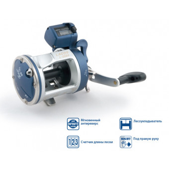 Катушка мультипликаторная Line Winder Lacos L-20 DX 3bb со счетчиком