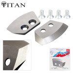 Ножи для ледобура Титан 4 мм. полуглуглые 130 мм правое вращение (2 шт.)