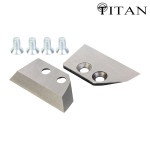 Ножи для ледобура Титан 4 мм. прямые 130 мм (2 шт.)