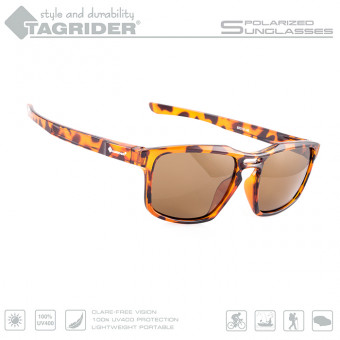 Очки поляризационные Tagrider в чехле N02-1 Brown
