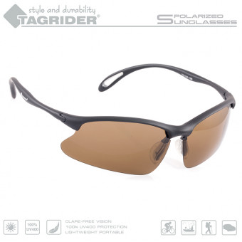 Очки поляризационные Tagrider в чехле N03-1 Brown