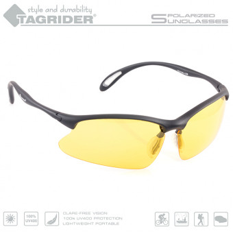 Очки поляризационные Tagrider в чехле N03-3 Yellow