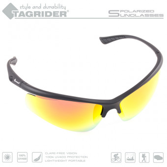 Очки поляризационные Tagrider в чехле N13-3 Yellow