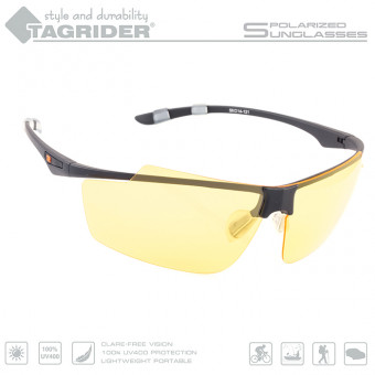 Очки поляризационные Tagrider в чехле N04-3 Yellow