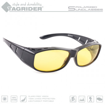 Очки поляризационные Tagrider в чехле N06-3 Yellow