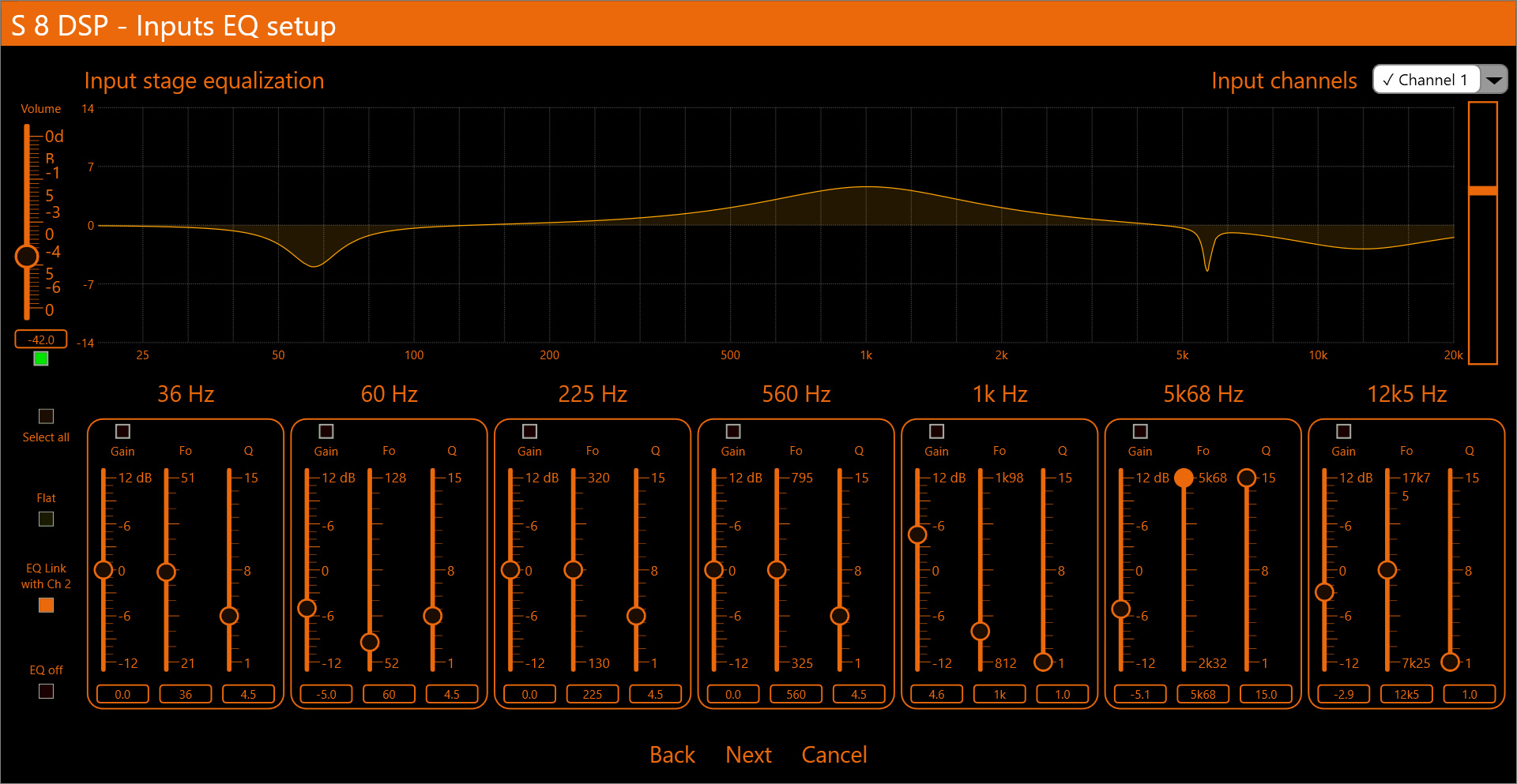 Дополнительная информация Hertz S8 DSP