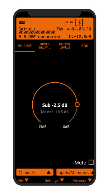 Дополнительная информация Hertz S8 DSP